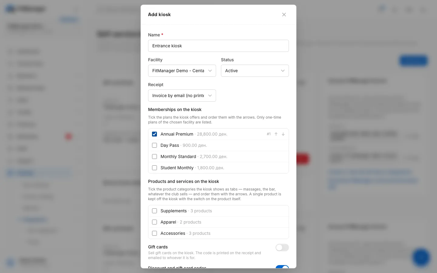 Step 5: Tick more plans and put them in order with the arrows.
