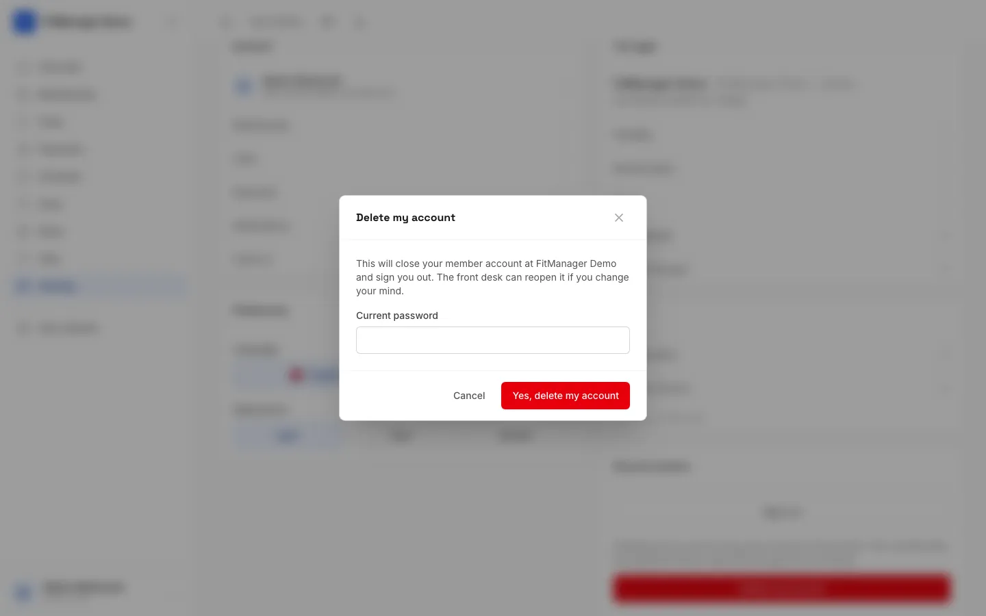 Step 4: Read the message and type your password to confirm it is you.