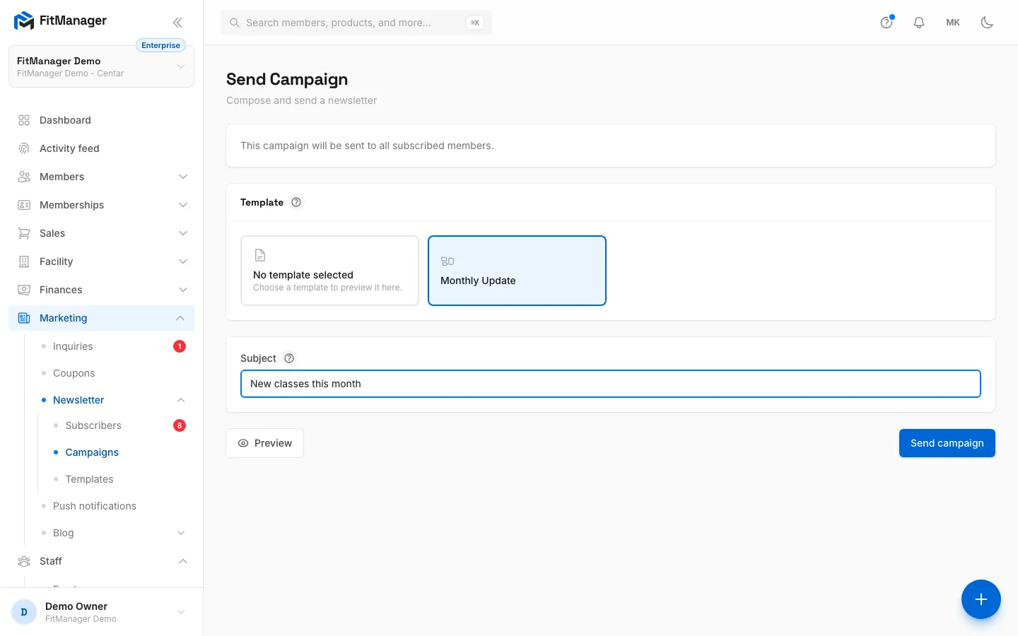 Step 4: Click Preview to see the email as it will arrive.
