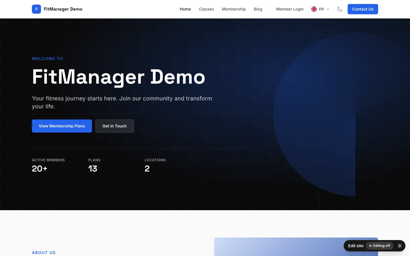 Step 1: Open your website while signed in. In the Edit site bar at the bottom right, click Editing off to switch editing on.